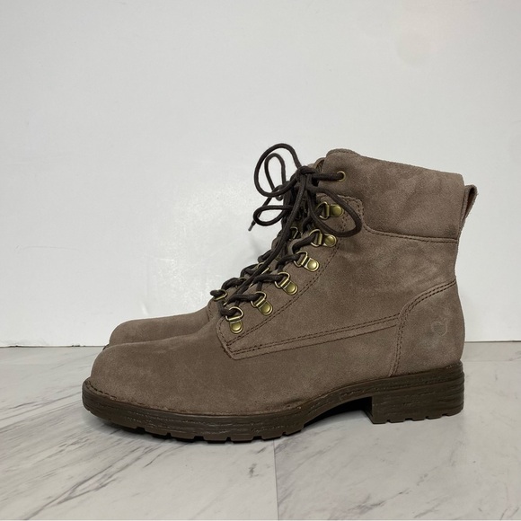 New! Born Codi Gray Suede Lace Up Boot 8 1/2 M - Picture 14 of 14